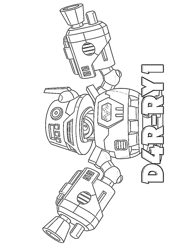 D4RRY1 Brawl Stars Desenho para Colorir D4RRY1 Brawl Stars Desenho para Colorir