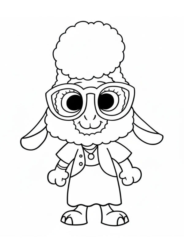Bellwether Desenho para Colorir
