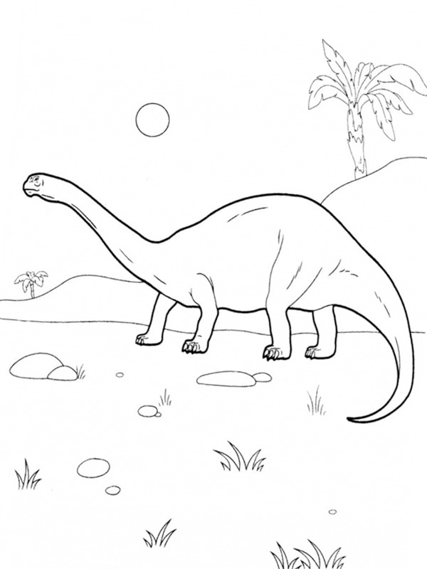 Dinossauro Diplodoco Desenho para Colorir Dinossauro Diplodoco Desenho para Colorir