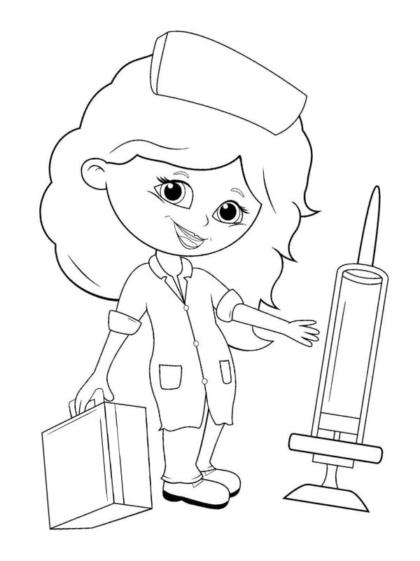 Médico Desenho para Colorir Médico Desenho para Colorir