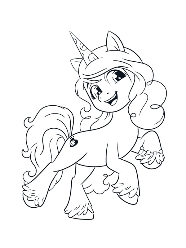 Unicórnio Izzy Moonbow Desenho para Colorir Unicórnio Izzy Moonbow Desenho para Colorir