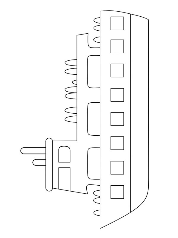 Balsa simples Desenho para Colorir Balsa simples Desenho para Colorir