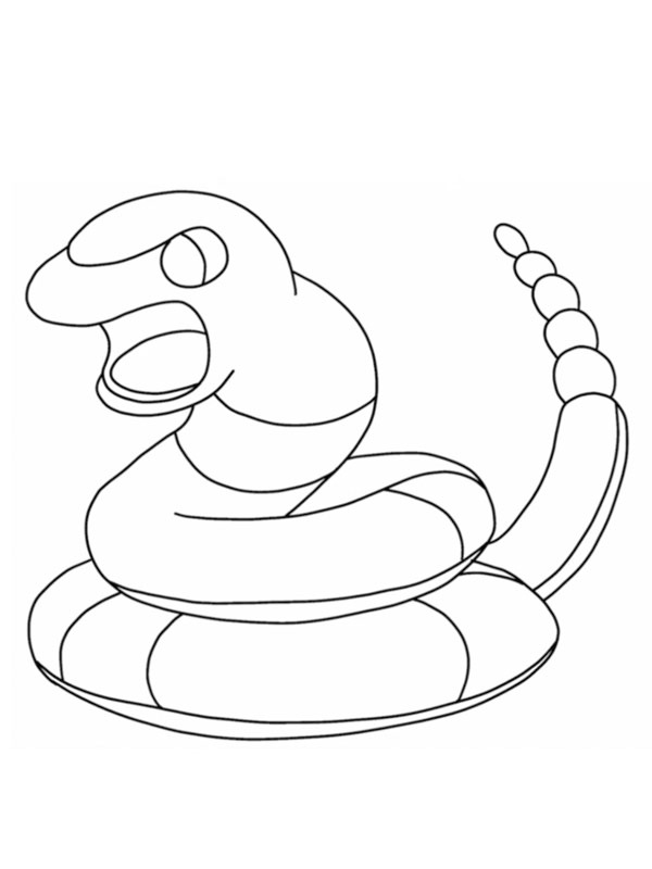 Ekans (Pokémon) Desenho para Colorir Ekans (Pokémon) Desenho para Colorir