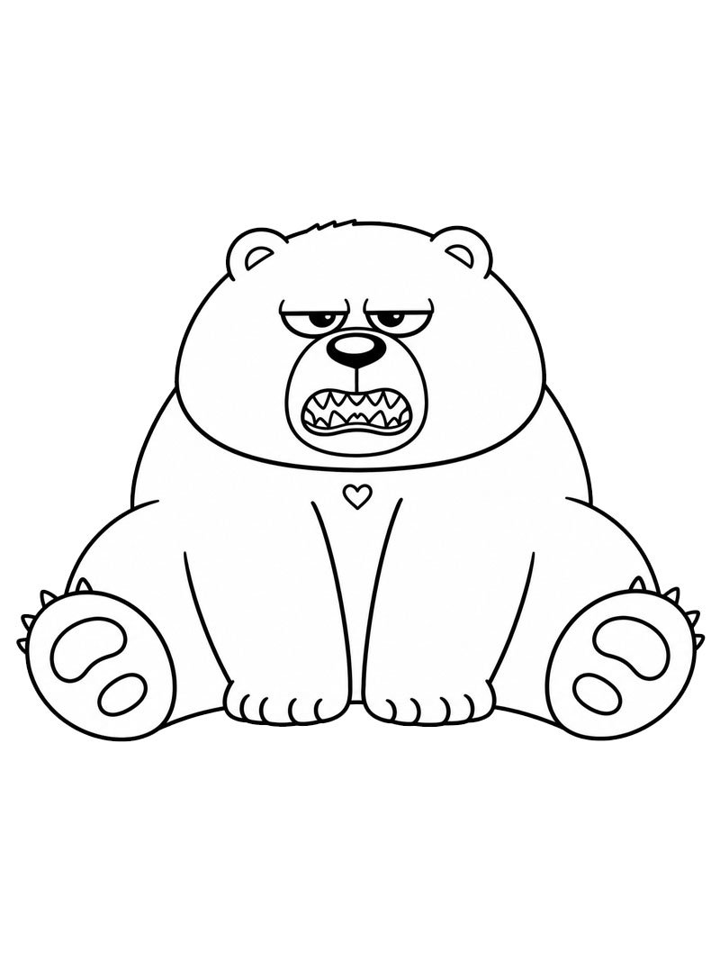 Ellen (Cara de Um, Focinho de Outro) Desenho para Colorir