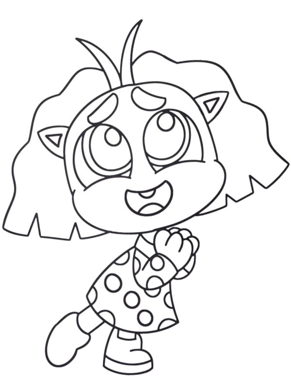 Inveja (Divertida Mente) Desenho para Colorir Inveja (Divertida Mente) Desenho para Colorir
