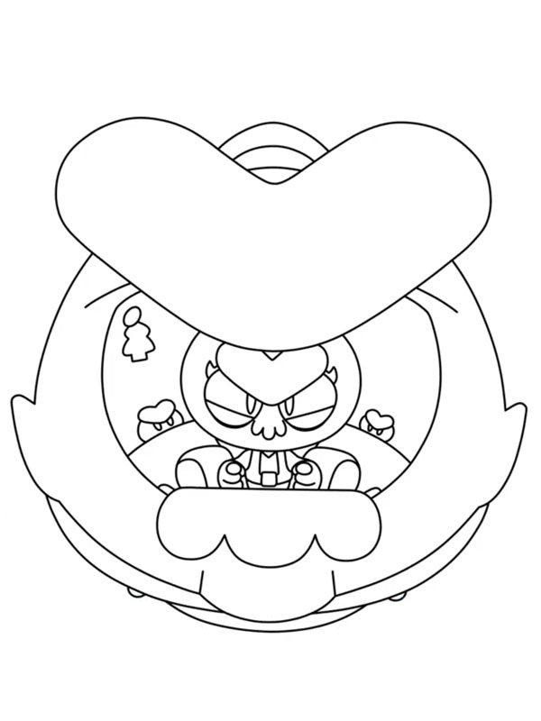 Eve (Brawl Stars) Desenho para Colorir Eve (Brawl Stars) Desenho para Colorir
