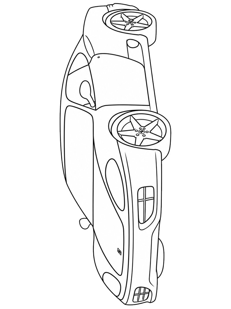 Ferrari 360 Modena Desenho para Colorir