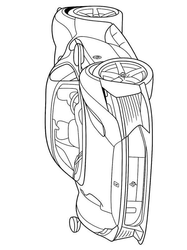 Ferrari Daytona SP3 Desenho para Colorir