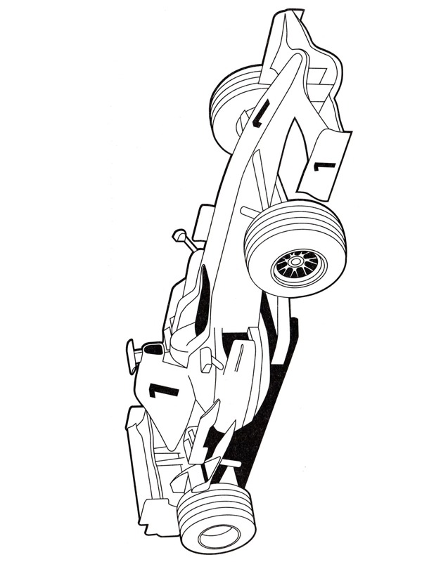 Ferrari F2008 Fórmula 1 Desenho para Colorir Ferrari F2008 Fórmula 1 Desenho para Colorir