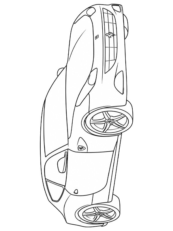Ferrari FF Desenho para Colorir