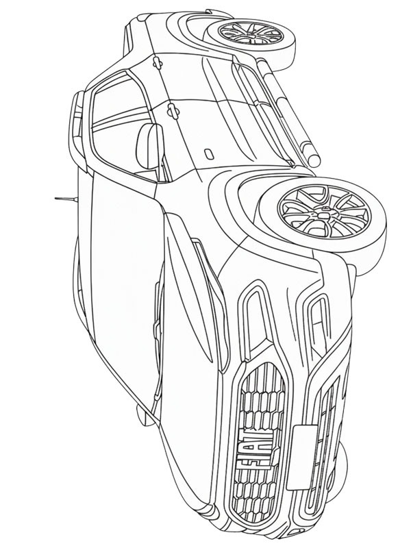 Fiat Toro Desenho para Colorir Fiat Toro Desenho para Colorir