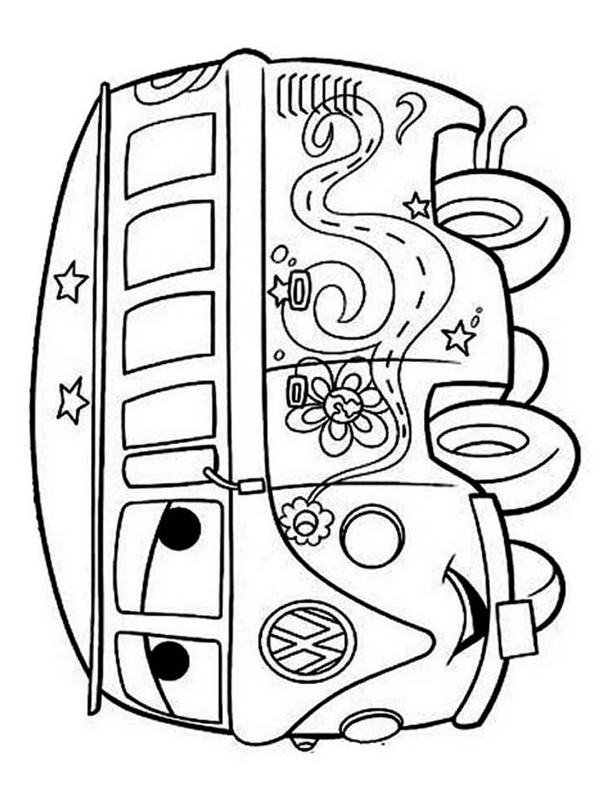 Fillmore (Carros) Desenho para Colorir Fillmore (Carros) Desenho para Colorir
