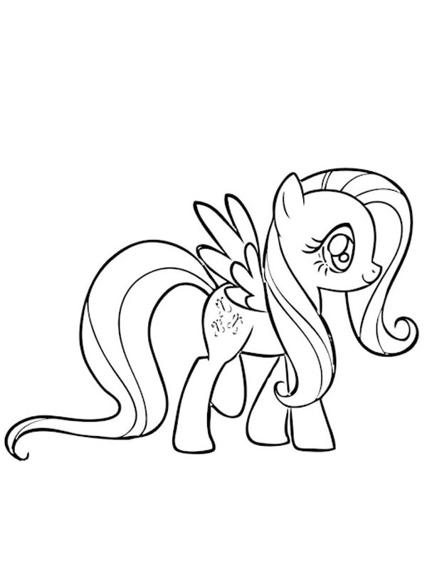 Fluttershy (My Little Pony) Desenho para Colorir Fluttershy (My Little Pony) Desenho para Colorir