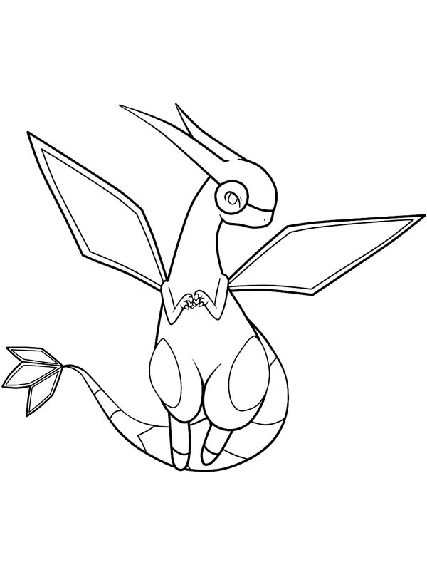 Flygon (Pokémon) Desenho para Colorir Flygon (Pokémon) Desenho para Colorir