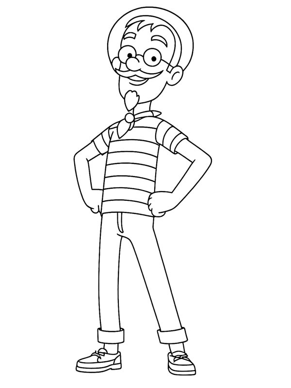 Francois Turbot Desenho para Colorir Francois Turbot Desenho para Colorir