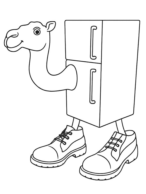 Frigo Camelo Desenho para Colorir Frigo Camelo Desenho para Colorir