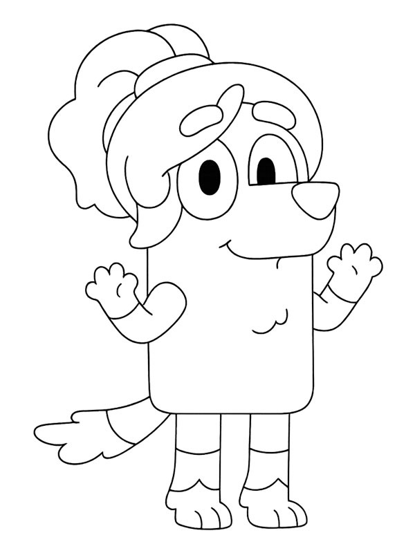 Frisky Heeler Desenho para Colorir Frisky Heeler Desenho para Colorir