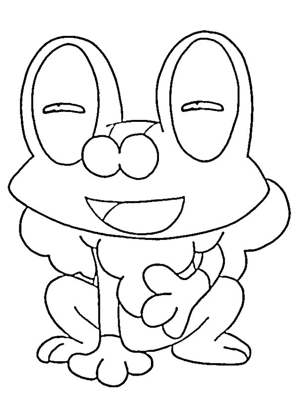Froakie Desenho para Colorir Froakie Desenho para Colorir