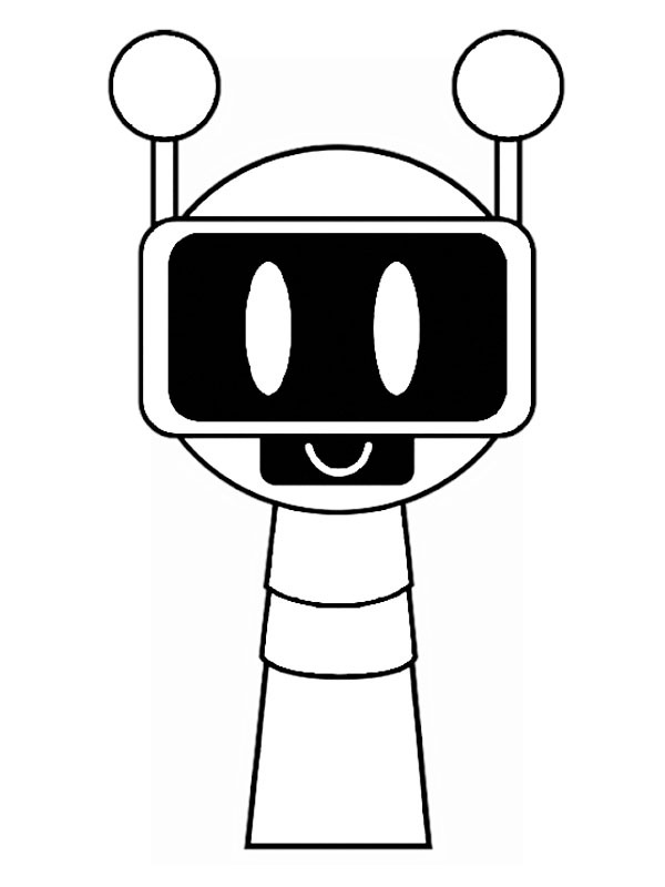 Fun Bot Desenho para Colorir Fun Bot Desenho para Colorir