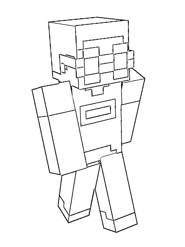 GeorgeNotFound (Minecraft) Desenho para Colorir GeorgeNotFound (Minecraft) Desenho para Colorir