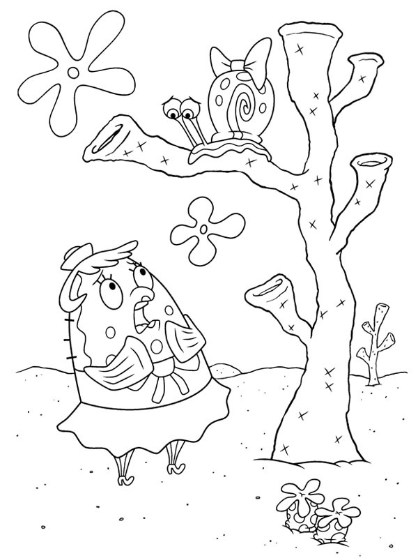 Gary o Caracol e Sra. Puff Desenho para Colorir Gary o Caracol e Sra. Puff Desenho para Colorir
