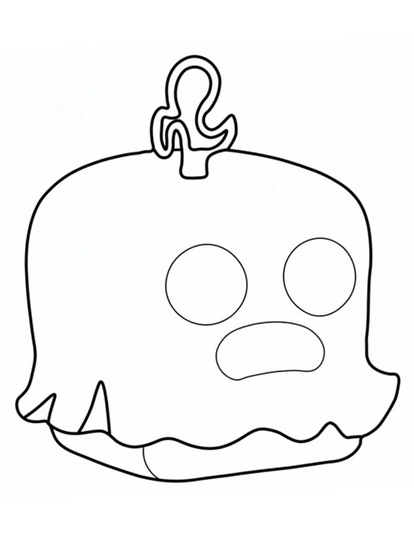 Ghost (Blox Fruits) Desenho para Colorir