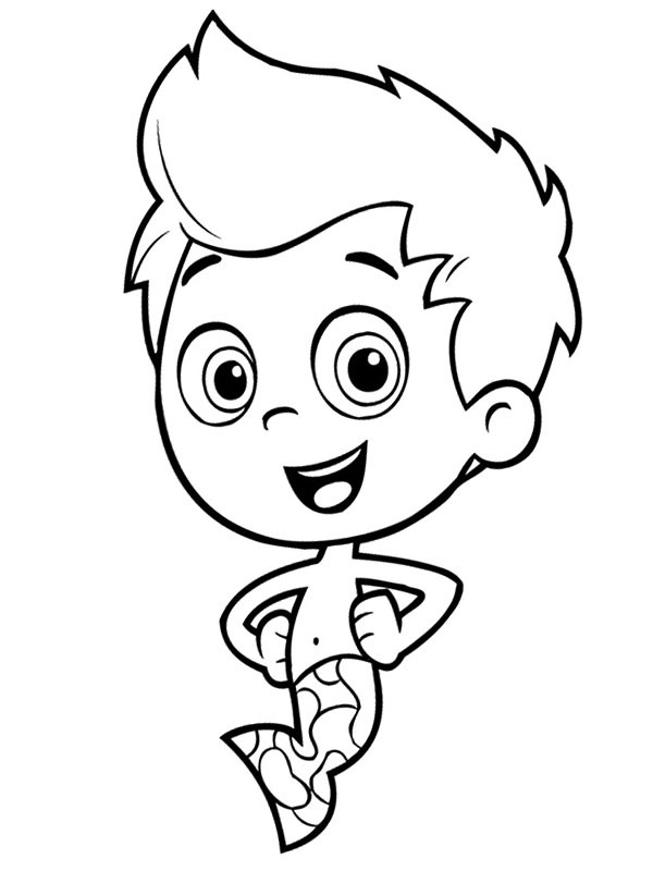 Gil (Bubble Guppies) Desenho para Colorir Gil (Bubble Guppies) Desenho para Colorir