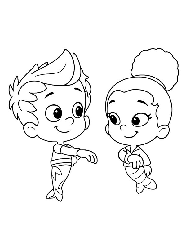 Gil e Zooli Desenho para Colorir Gil e Zooli Desenho para Colorir