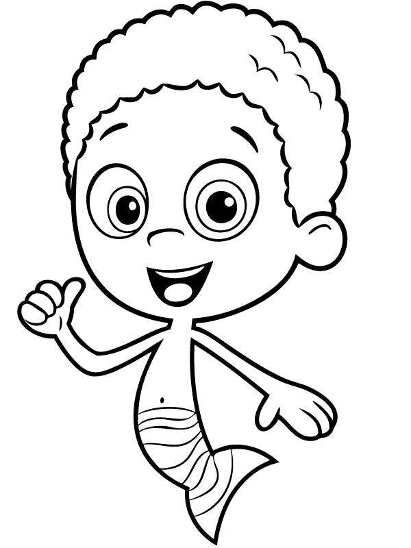 Goby (Bubble Guppies) Desenho para Colorir Goby (Bubble Guppies) Desenho para Colorir