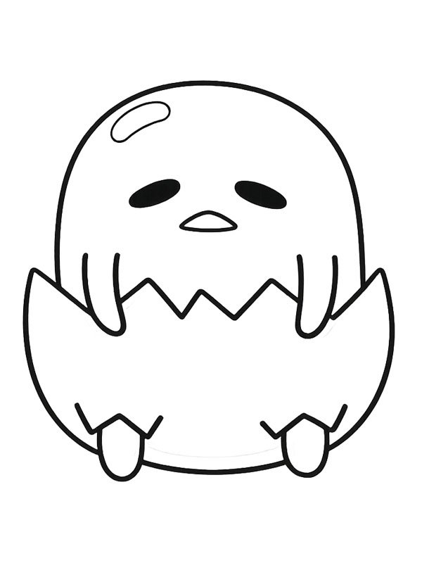 Gudetama (Sanrio) Desenho para Colorir