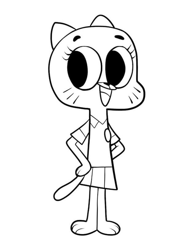 Gumball Desenho para Colorir Gumball Desenho para Colorir