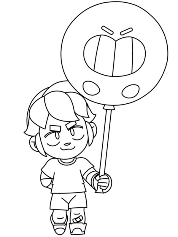 Gus do Brawl Stars Desenho para Colorir Gus do Brawl Stars Desenho para Colorir