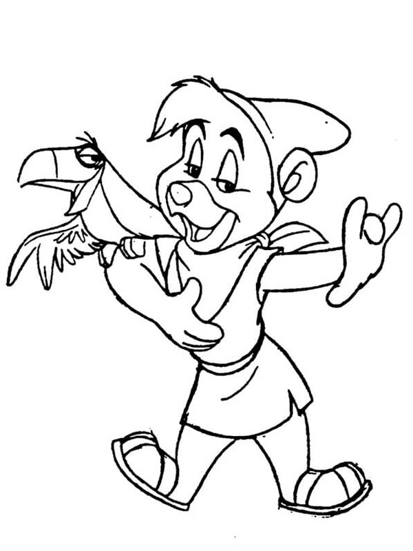 Augusto “Gusto” Gummi Desenho para Colorir Augusto “Gusto” Gummi Desenho para Colorir
