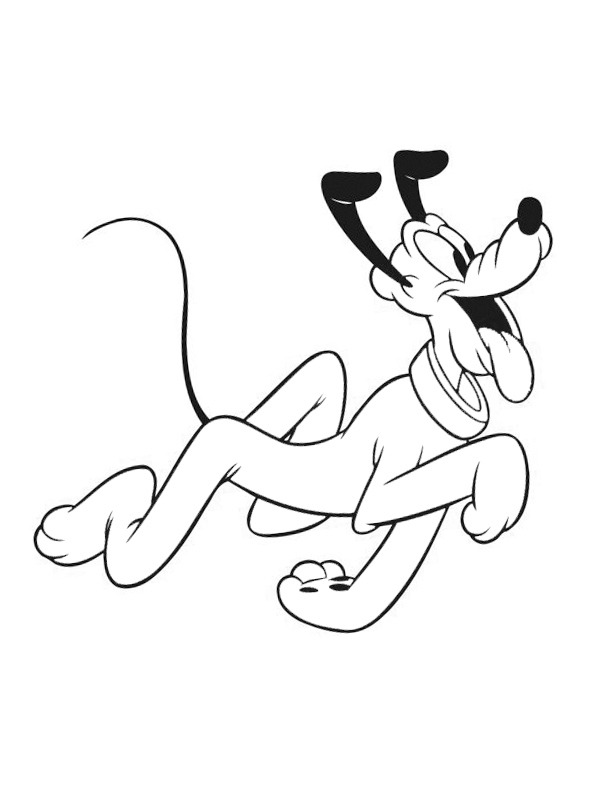 Pluto Desenho para Colorir Pluto Desenho para Colorir