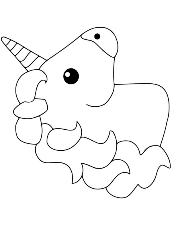 Cabeça de unicórnio Desenho para Colorir Cabeça de unicórnio Desenho para Colorir