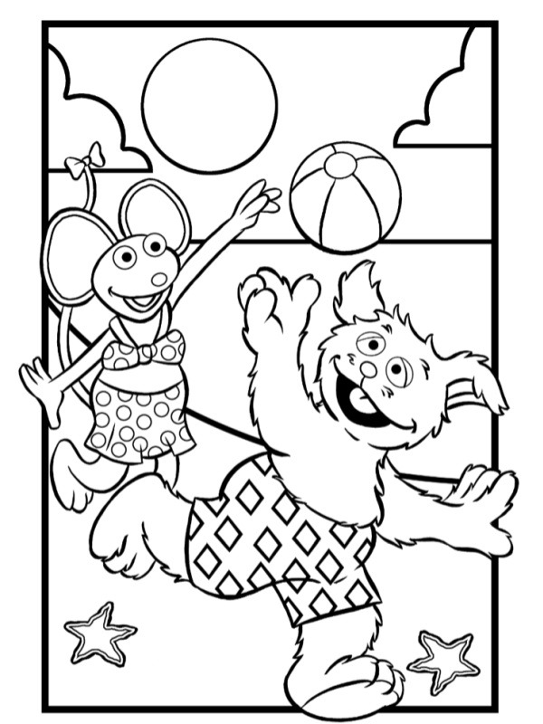 Ieniemienie e Tommie Desenho para Colorir Ieniemienie e Tommie Desenho para Colorir