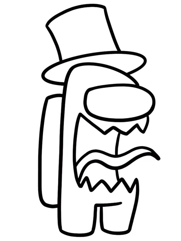 Impostor (Among Us) Desenho para Colorir Impostor (Among Us) Desenho para Colorir