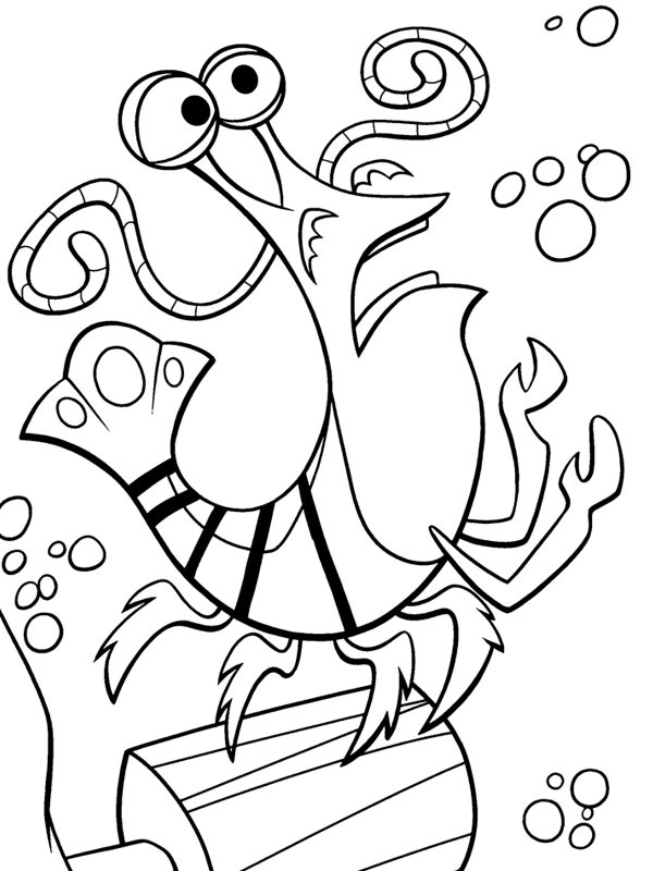 Jacques, o camarão Desenho para Colorir Jacques, o camarão Desenho para Colorir