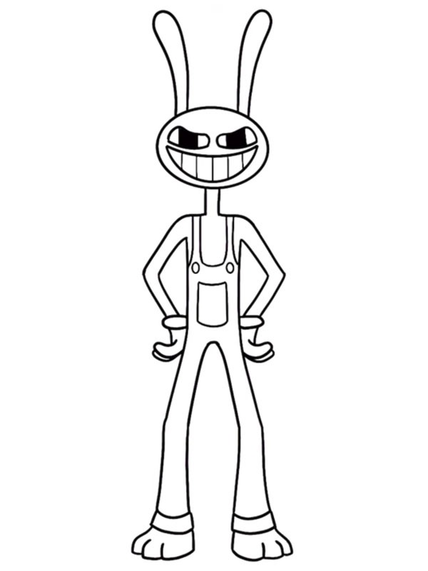 Jax (O Incrível Circo Digital) Desenho para Colorir Jax (O Incrível Circo Digital) Desenho para Colorir