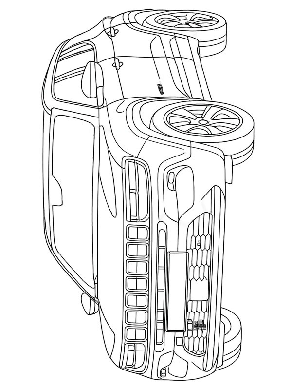 Jeep Avenger Desenho para Colorir Jeep Avenger Desenho para Colorir