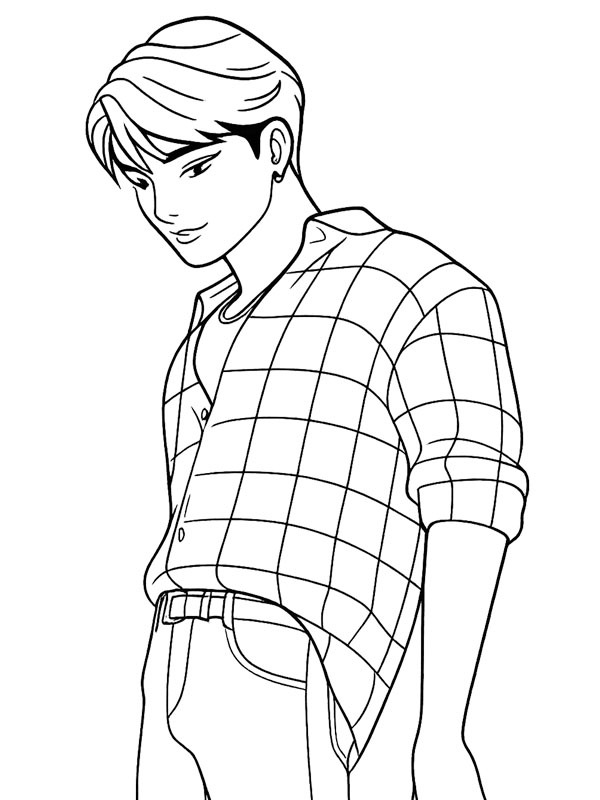 Jinu (Guerreiras do K-Pop) Desenho para Colorir Jinu (Guerreiras do K-Pop) Desenho para Colorir