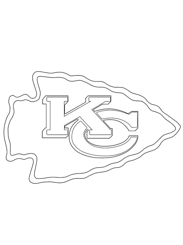 Kansas City Chiefs Desenho para Colorir Kansas City Chiefs Desenho para Colorir