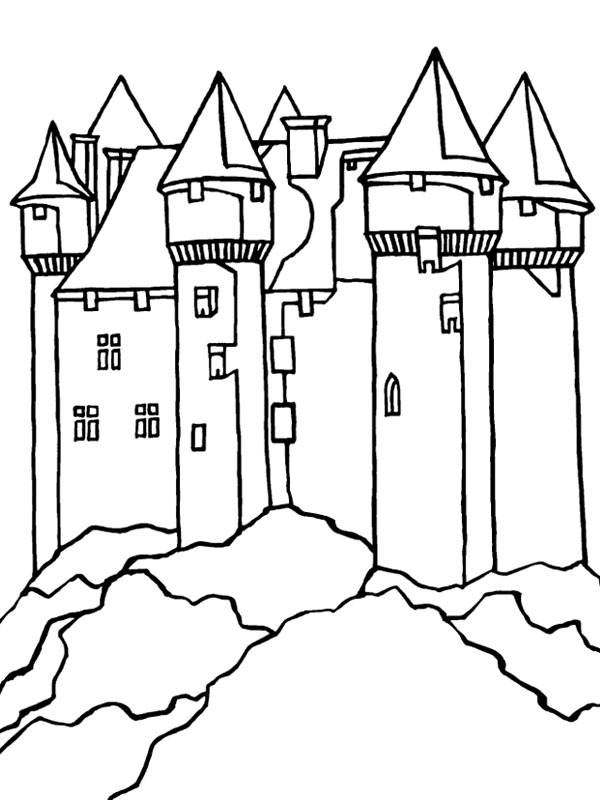 Castelo de Val Desenho para Colorir Castelo de Val Desenho para Colorir