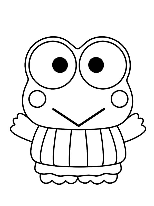 Keroppi Desenho para Colorir Keroppi Desenho para Colorir