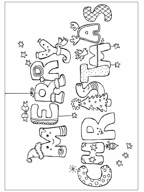 Cartão de Natal Desenho para Colorir Cartão de Natal Desenho para Colorir