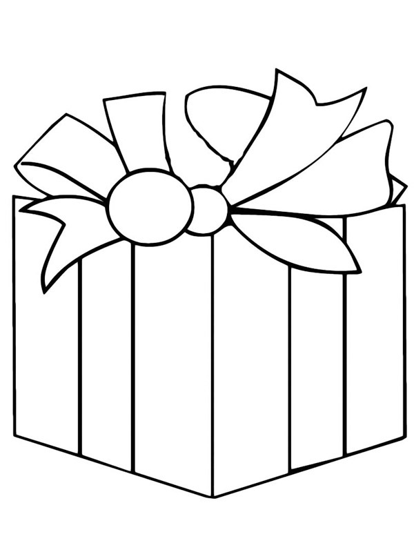 Presente de Natal Desenho para Colorir Presente de Natal Desenho para Colorir