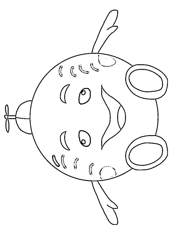 Kick-me-Paul Desenho para Colorir Kick-me-Paul Desenho para Colorir