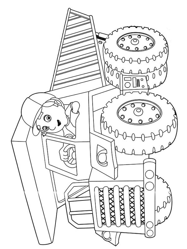 Caminhão basculante Desenho para Colorir Caminhão basculante Desenho para Colorir