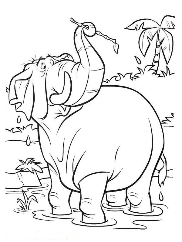 Coronel Hathi Desenho para Colorir Coronel Hathi Desenho para Colorir