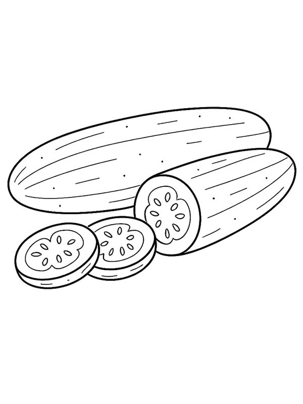 Pepino Desenho para Colorir Pepino Desenho para Colorir